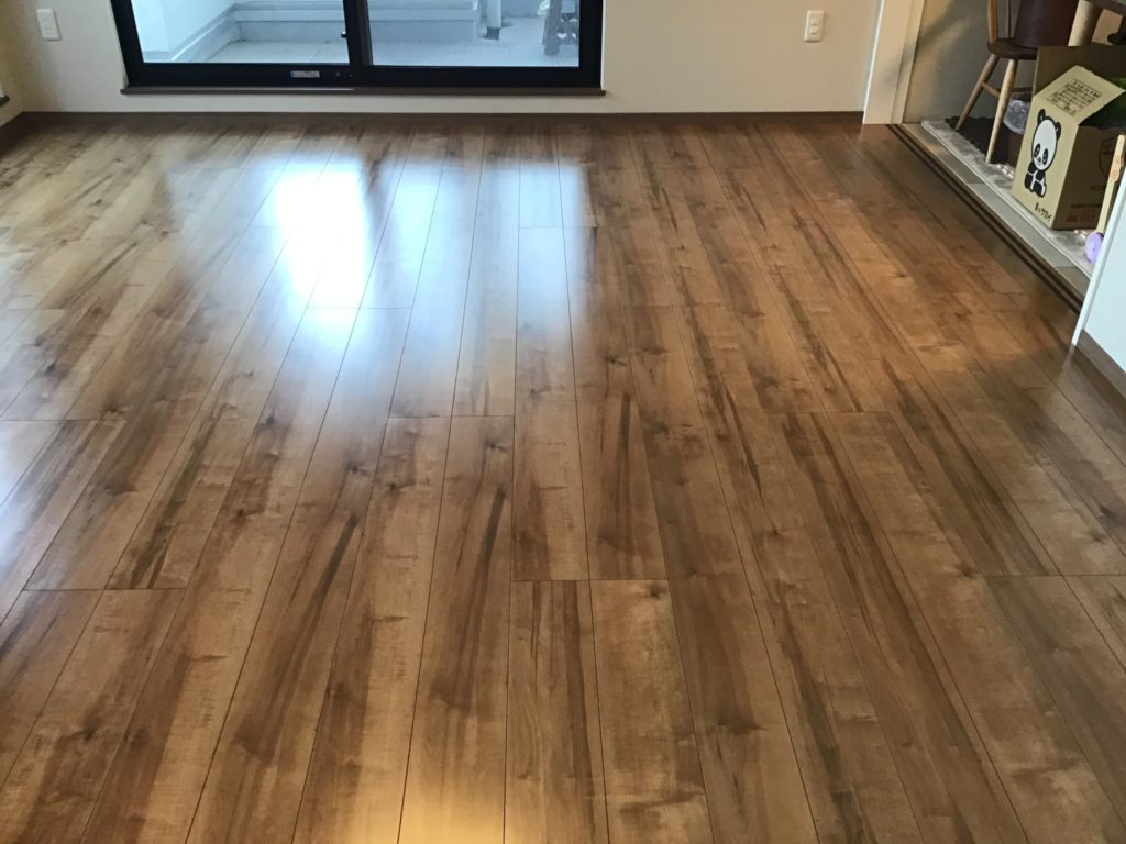 長崎県 佐世保市 H様邸 No.459のフロアコーティング施工事例