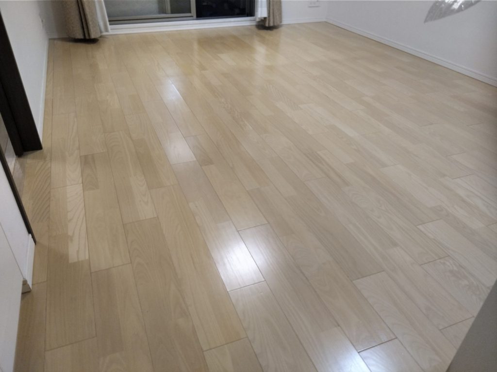 東京都 足立区 築9年 K様邸 No.435のフロアコーティング施工事例