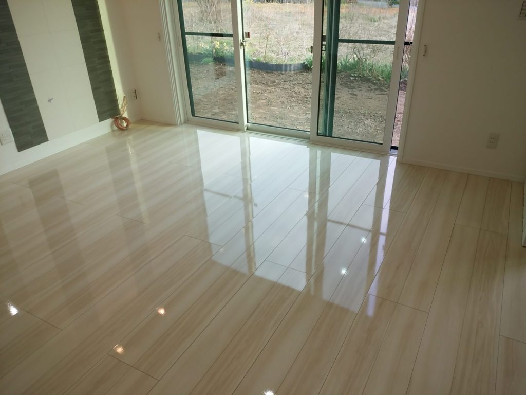 茨城県 笠間市 N様邸 一条工務店アイスマート No.1270のフロアコーティング施工事例