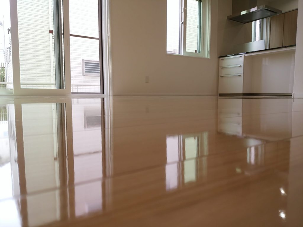 埼玉県 越谷市 K様邸 一条工務店 No.1323のフロアコーティング施工事例