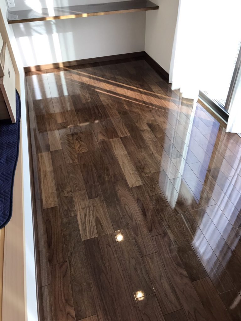 栃木県 下都賀郡 W様邸 古河林業 No.1496のフロアコーティング施工事例