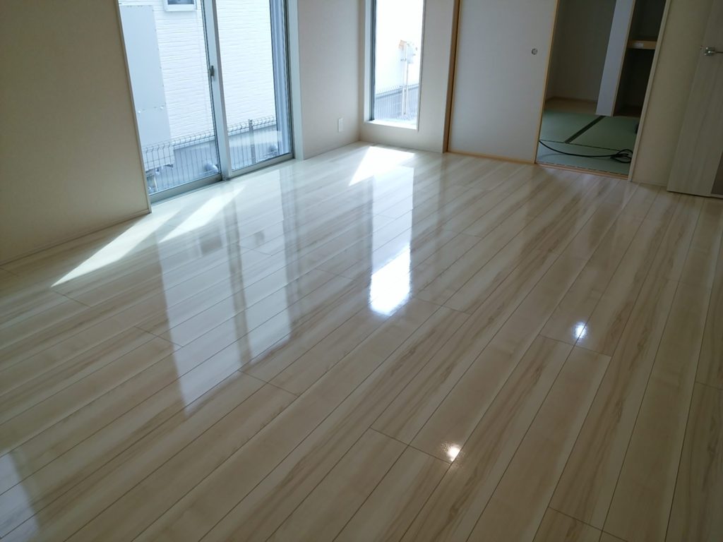 東京都日野市 T様邸 オリエントエポルアフロア No.2058のフロアコーティング施工事例