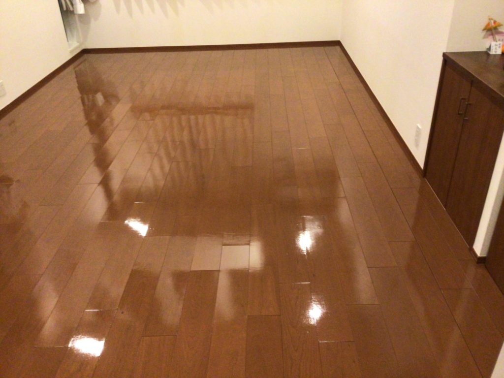 東京都葛飾区 O様邸 ヘーベルハウス No.2111のフロアコーティング施工事例