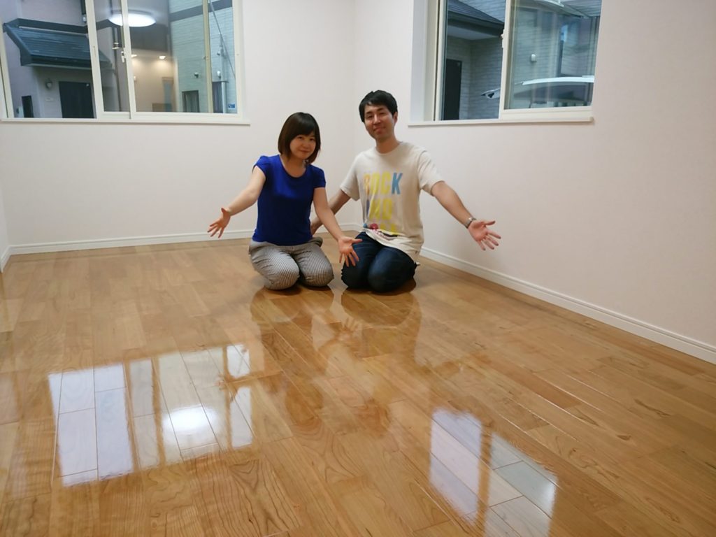 埼玉県白岡市 I様邸 朝日ウッドテックライブナチュラル No.1773のフロアコーティング施工事例