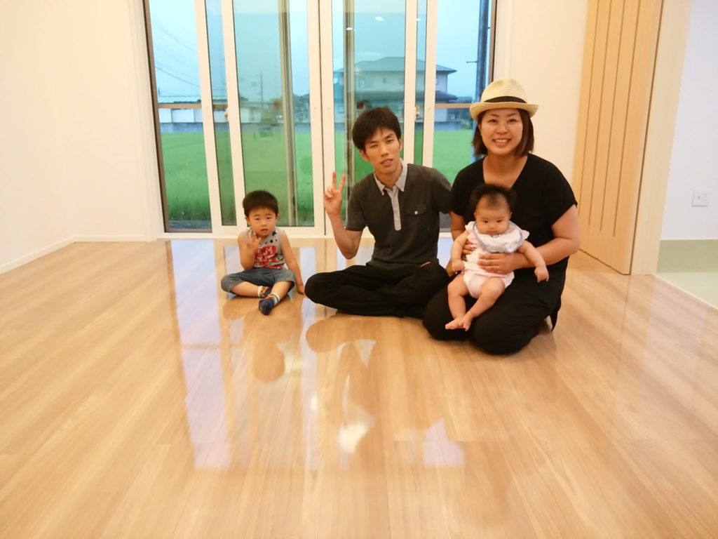 茨城県ひたちなか市　R様邸 一条工務店 一条オリジナルアイスマート No.1784のフロアコーティング施工事例