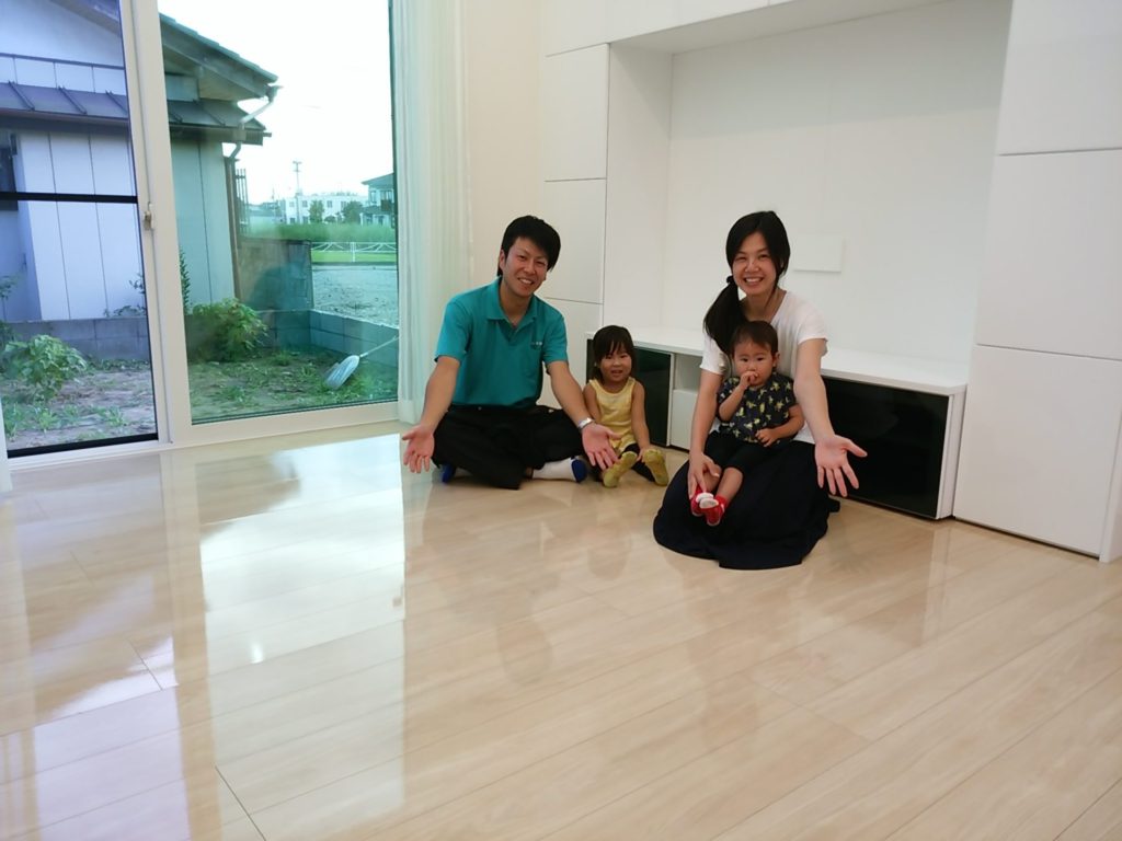 茨城県常総市 A様邸 一条工務店 アイスマート No.1919のフロアコーティング施工事例