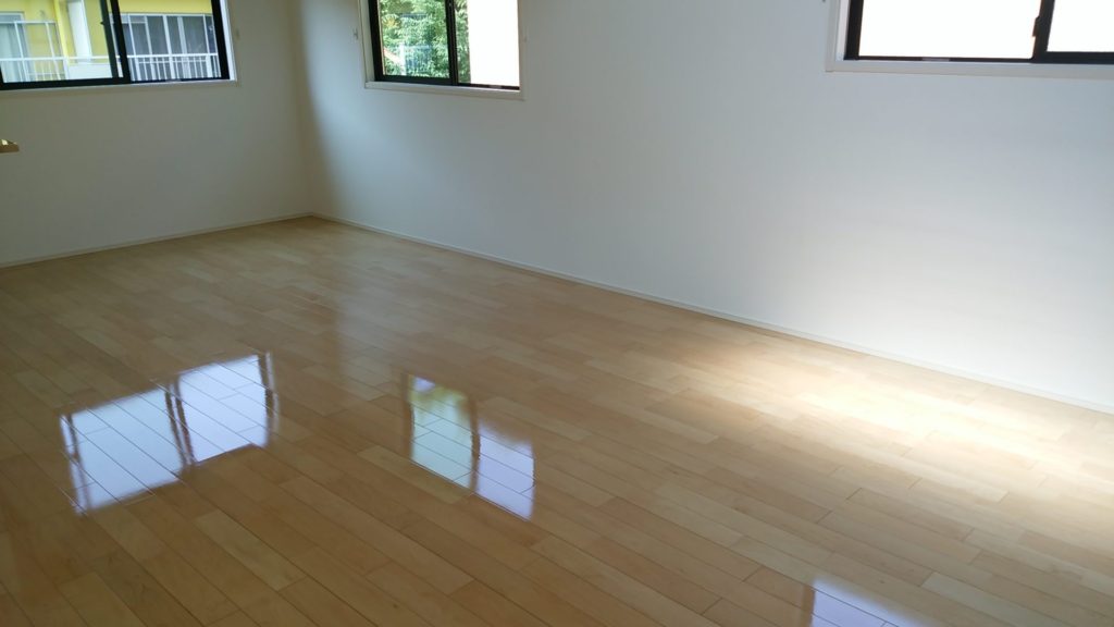 千葉県習志市 T様邸 朝日ウッドテックHVS30017DF No.2796のフロアコーティング施工事例
