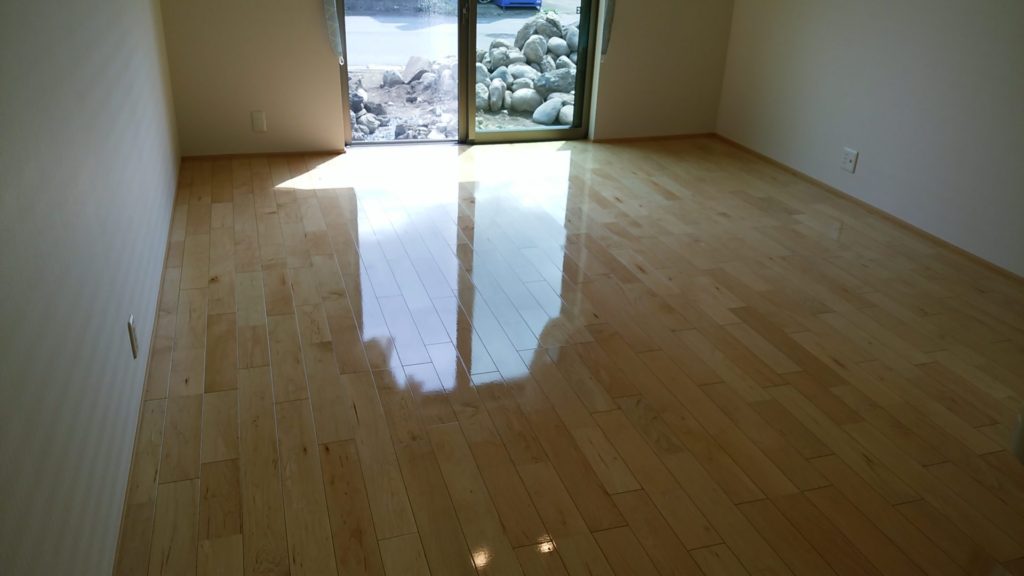 埼玉県羽生市 K様邸 朝日ウッドテック_アキュラホームオリジナルNo.2854のフロアコーティング施工事例