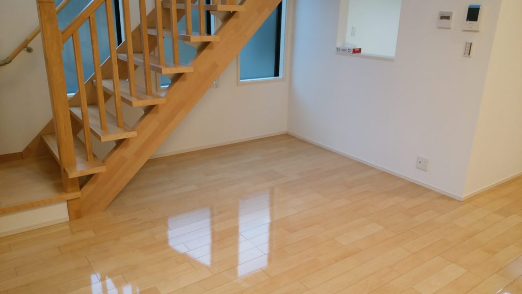 千葉県船橋市 S様邸 朝日ウッドテックライブナチュラルサイレックスα塗装 No.2751のフロアコーティング施工事例