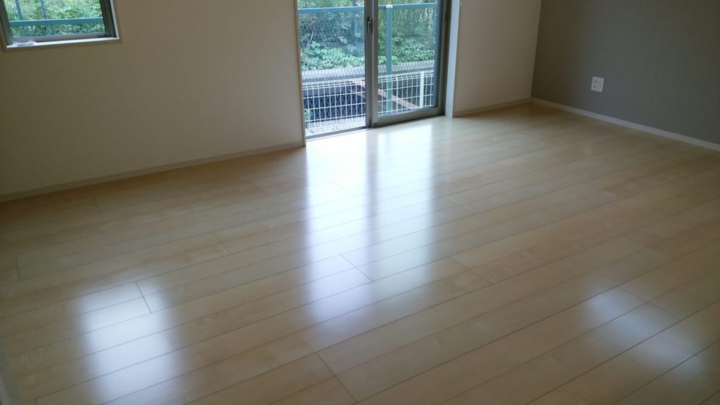 千葉県船橋市 O様邸 オリエントイービットフロアV1-LS No.2921のフロアコーティング施工事例