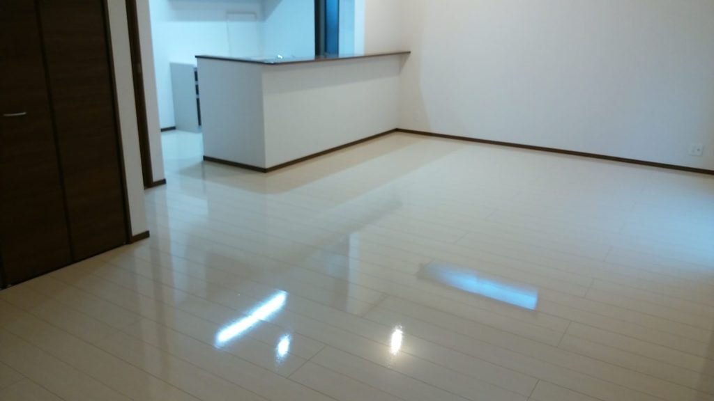 千葉県佐倉市K様邸 オリエントポルカフロア No.2493のフロアコーティング施工事例