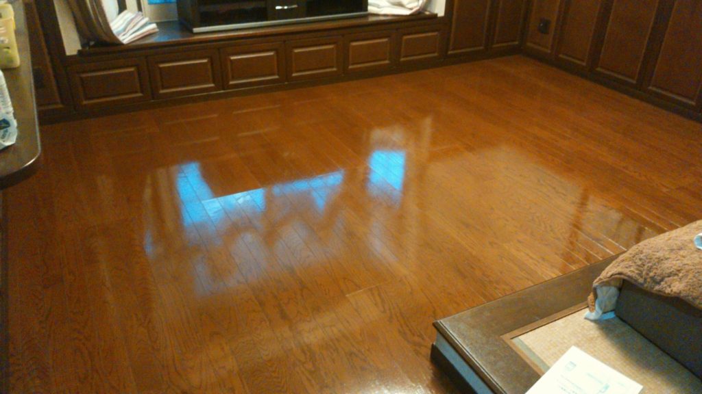 東京都足立区 A様邸 一条工務店　一条オリジナルセゾン No.2233のフロアコーティング施工事例