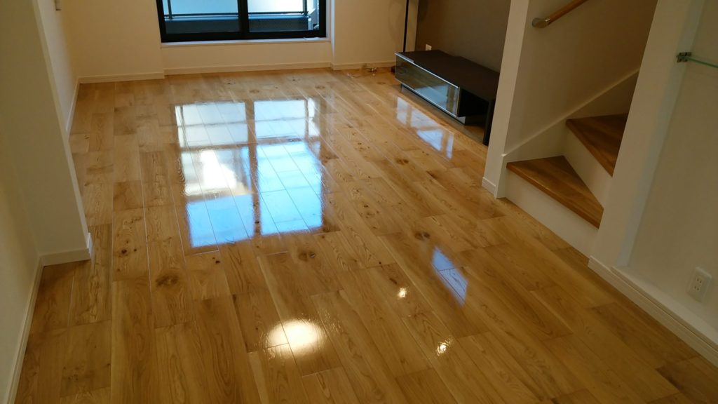 東京都中野区 K様邸 朝日ウッドテックナチュラルシリーズ No.2013のフロアコーティング施工事例