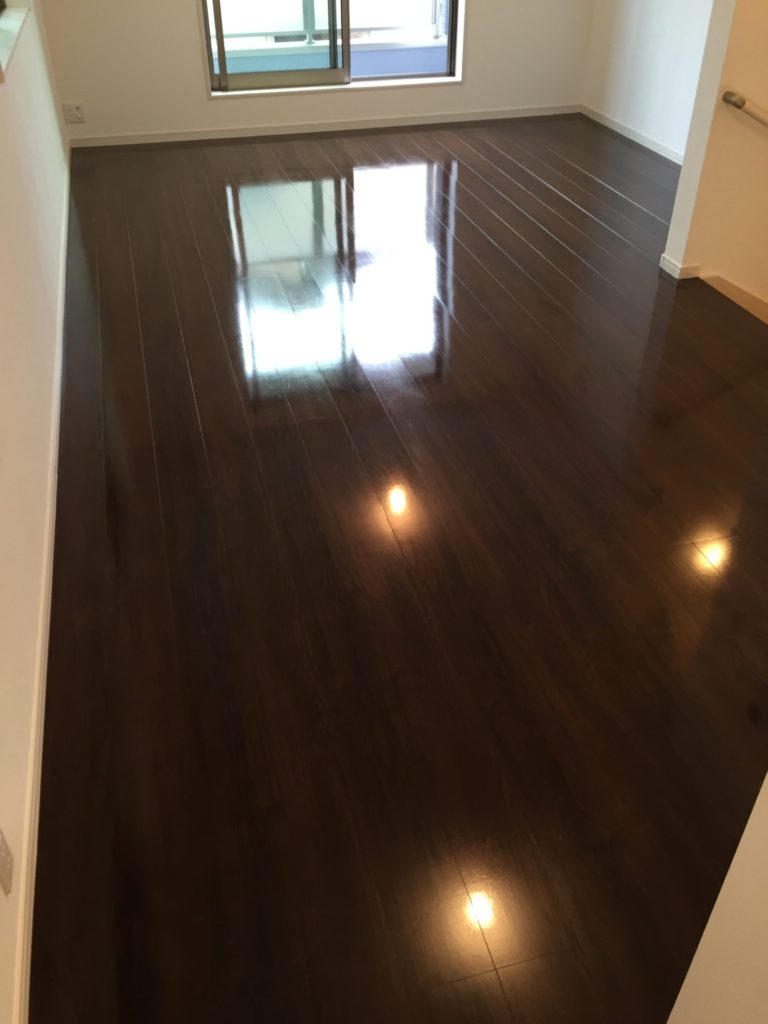 東京都大田区 S様邸 大建工業ハピアフロア No.2166のフロアコーティング施工事例