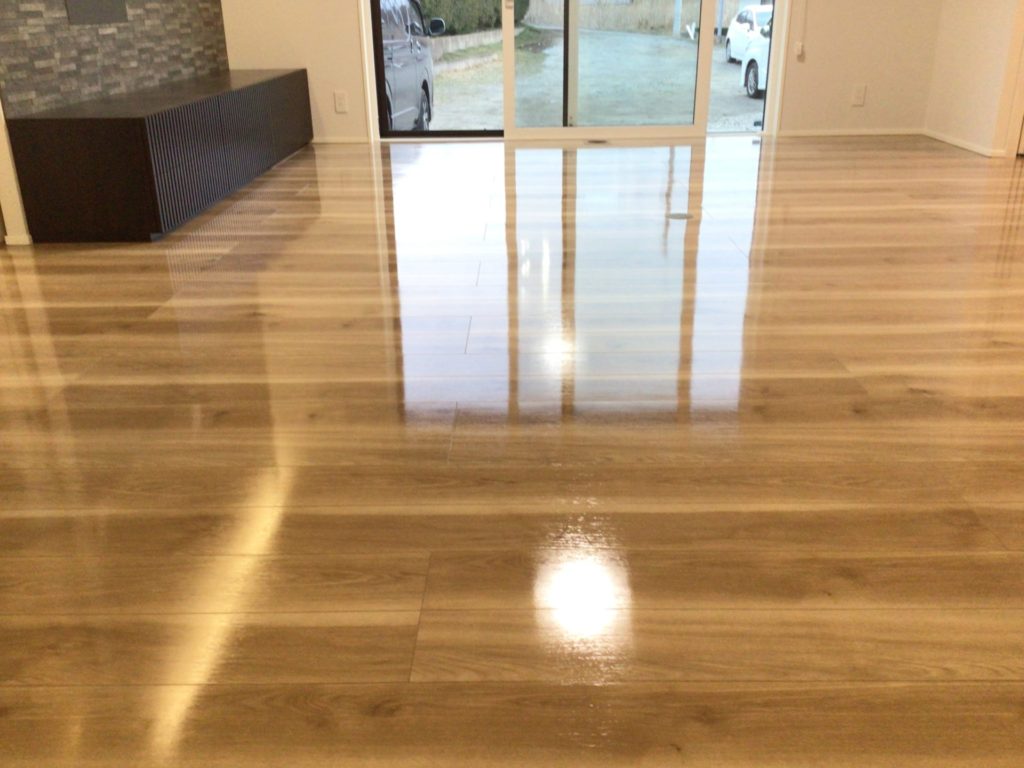 青森県八戸市 K様邸 No.3198のフロアコーティング施工事例