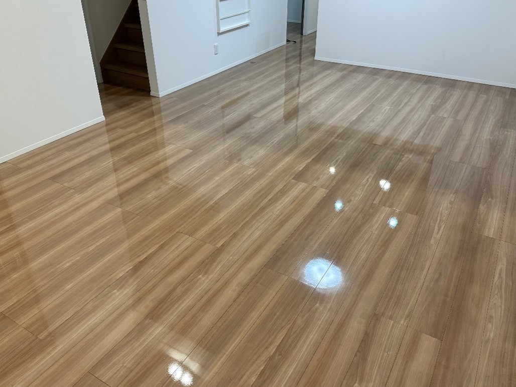 長野県岡谷市 H様邸 No.3828のフロアコーティング施工事例