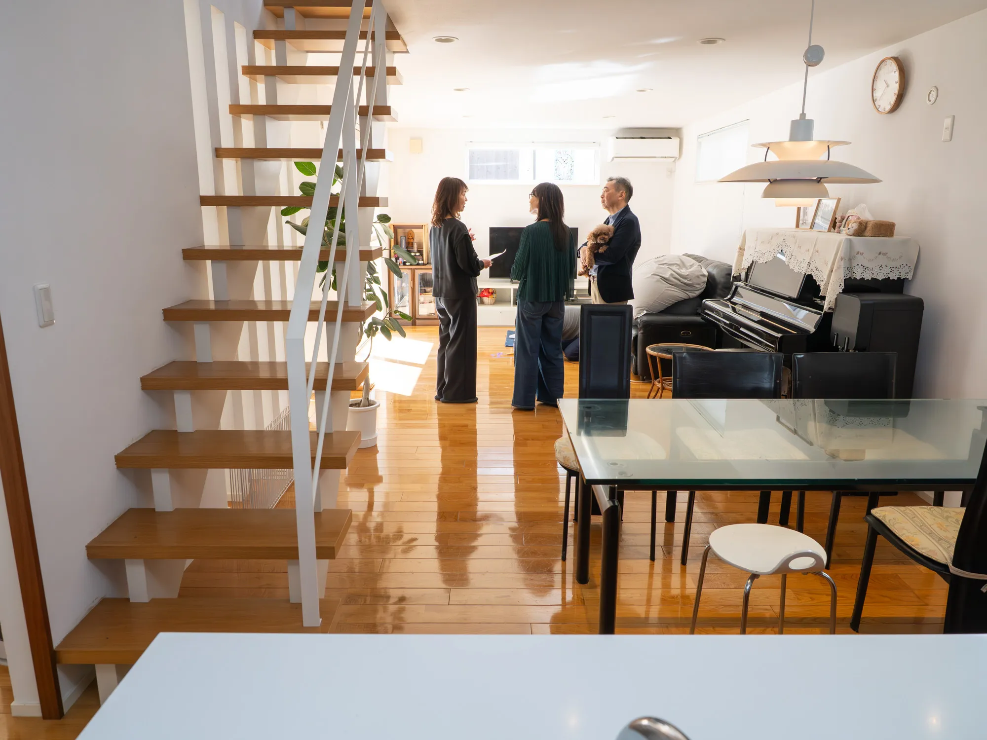 14年経過した床コーティングの状態は？東京都で2度目の施工をされたI様邸の事例のフロアコーティング施工事例