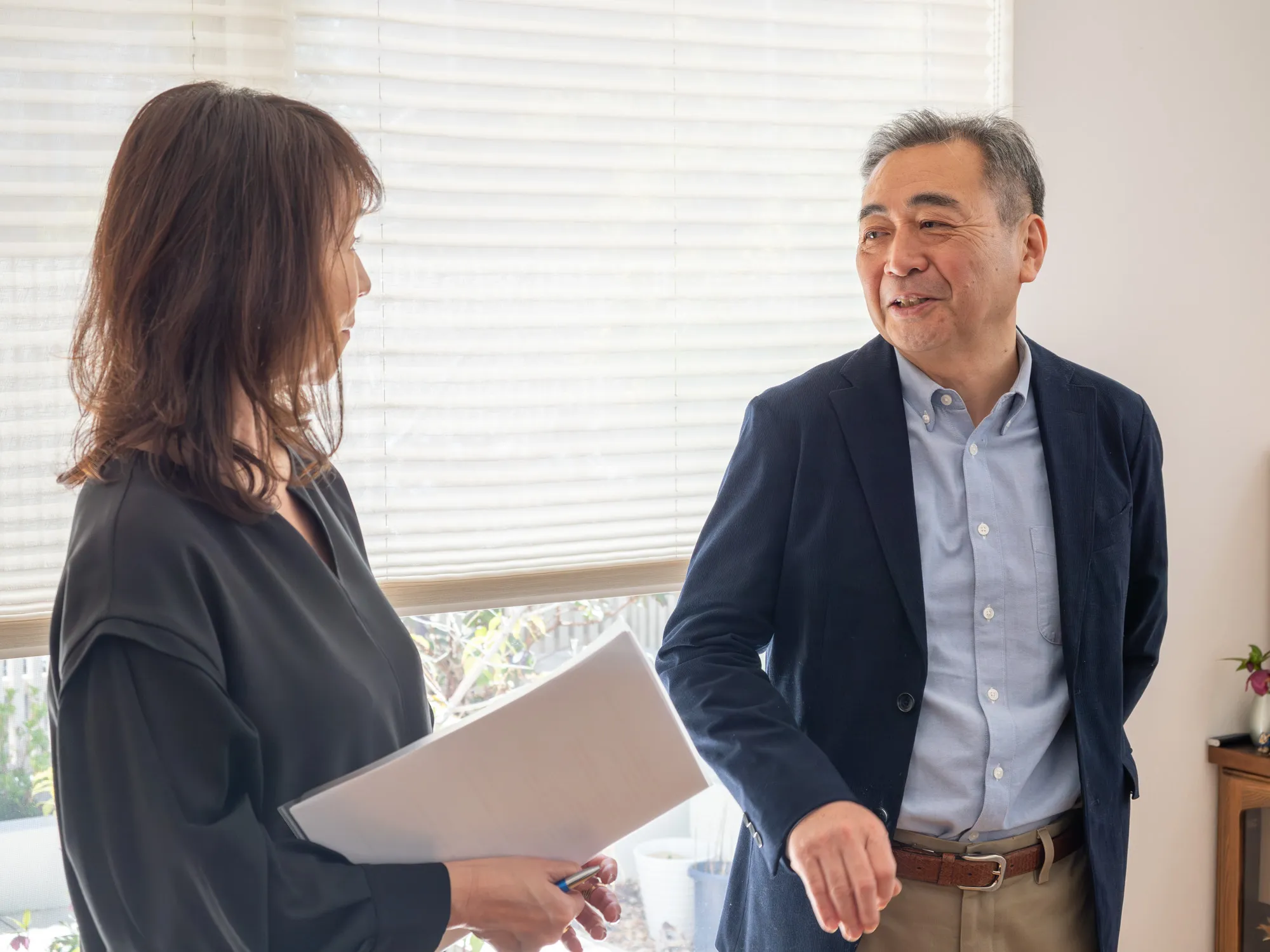 インタビューは終始、楽しい雰囲気で行われました。I様ご一家の暮らしが充実していることが笑顔からも分かります。